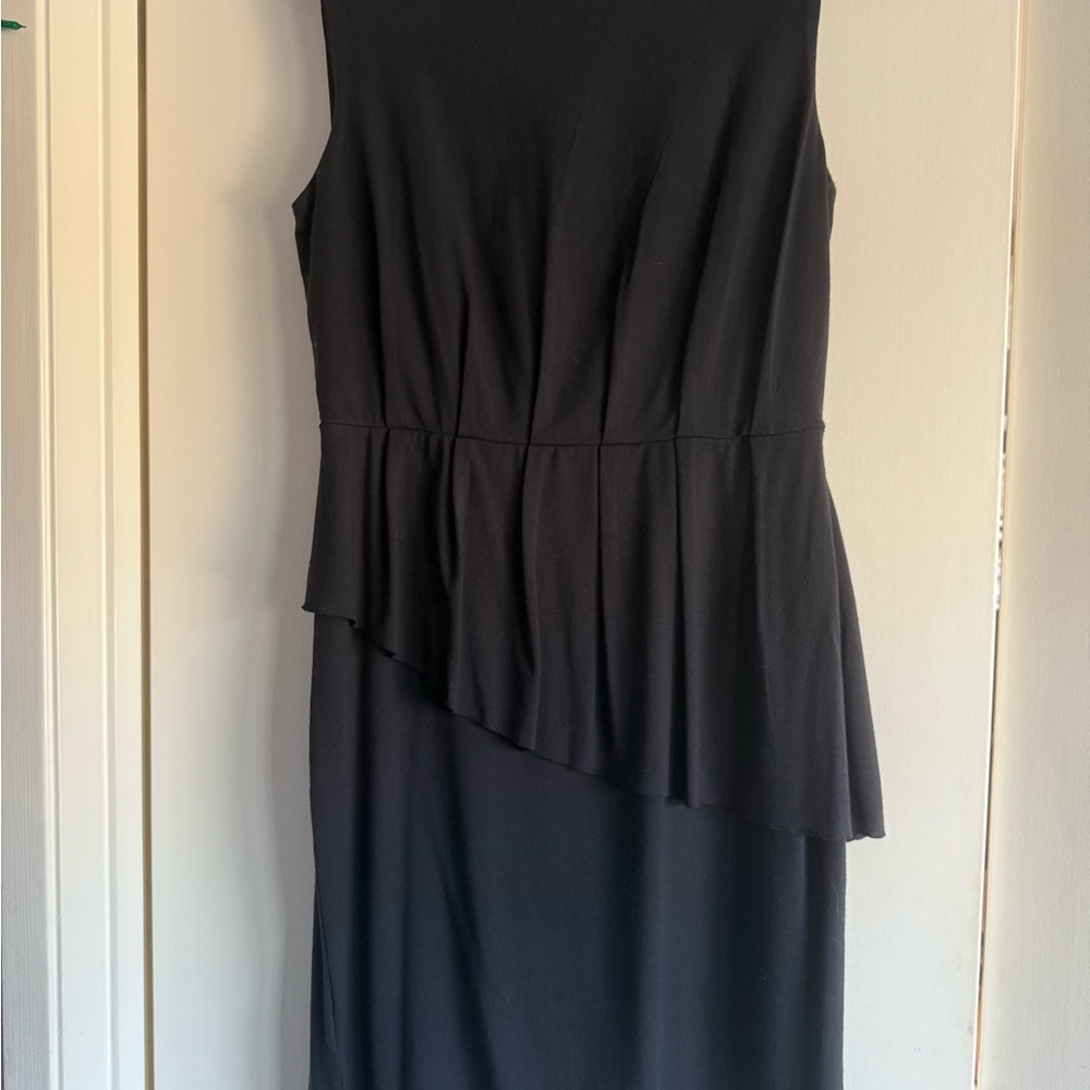 Ann Taylor Elegant Black Asymmetrical Dress